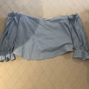 Zara off the shoulder blouse